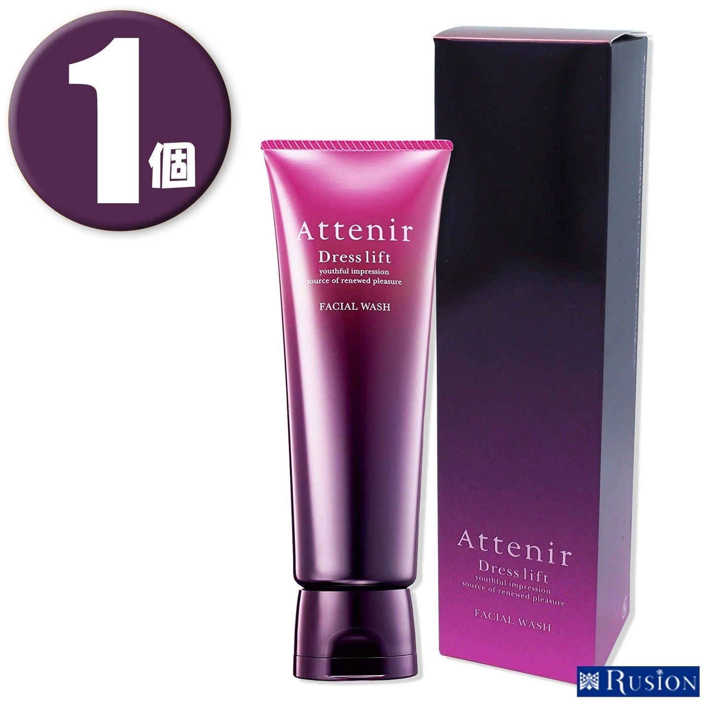 (1個)Attenir アテニア ドレスリフト フェイシャルウォッシュ 120g 洗顔料 Dress lift FACIAL WASH
