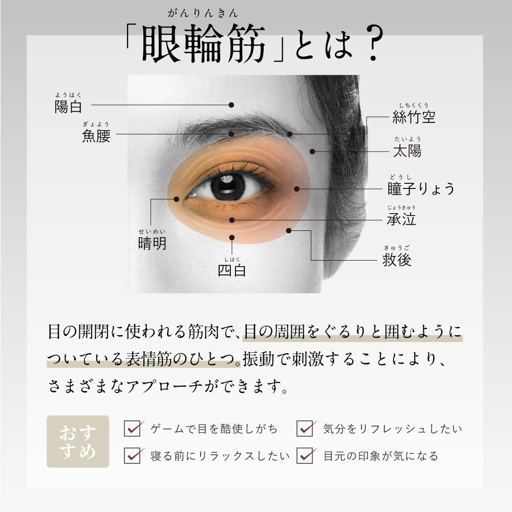 EYE BEAT　目元エステ アイマスク  3D振動