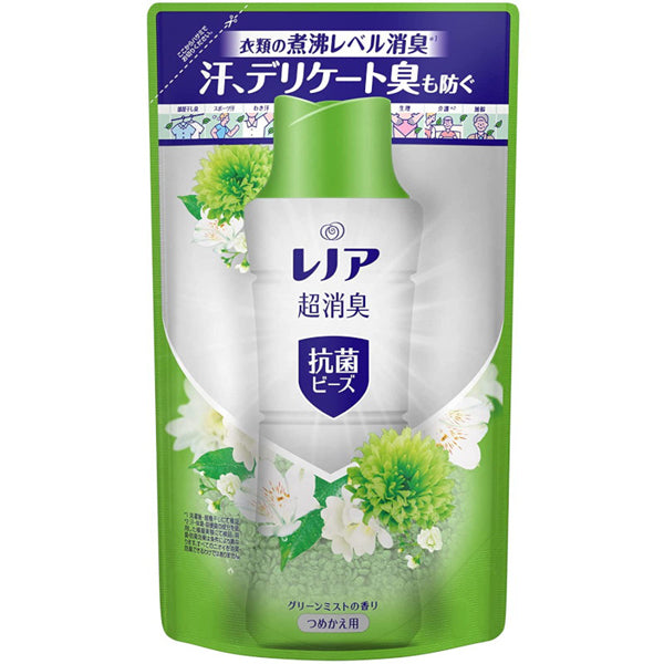 【おまけ付き！】レノア  超消臭 抗菌ビーズ  グリーンミストの香り 詰替 430ml [ 洗濯仕上げ剤 ]
