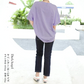 ビッグシルエットTシャツ（ラベンダー/LL～3Lサイズ)