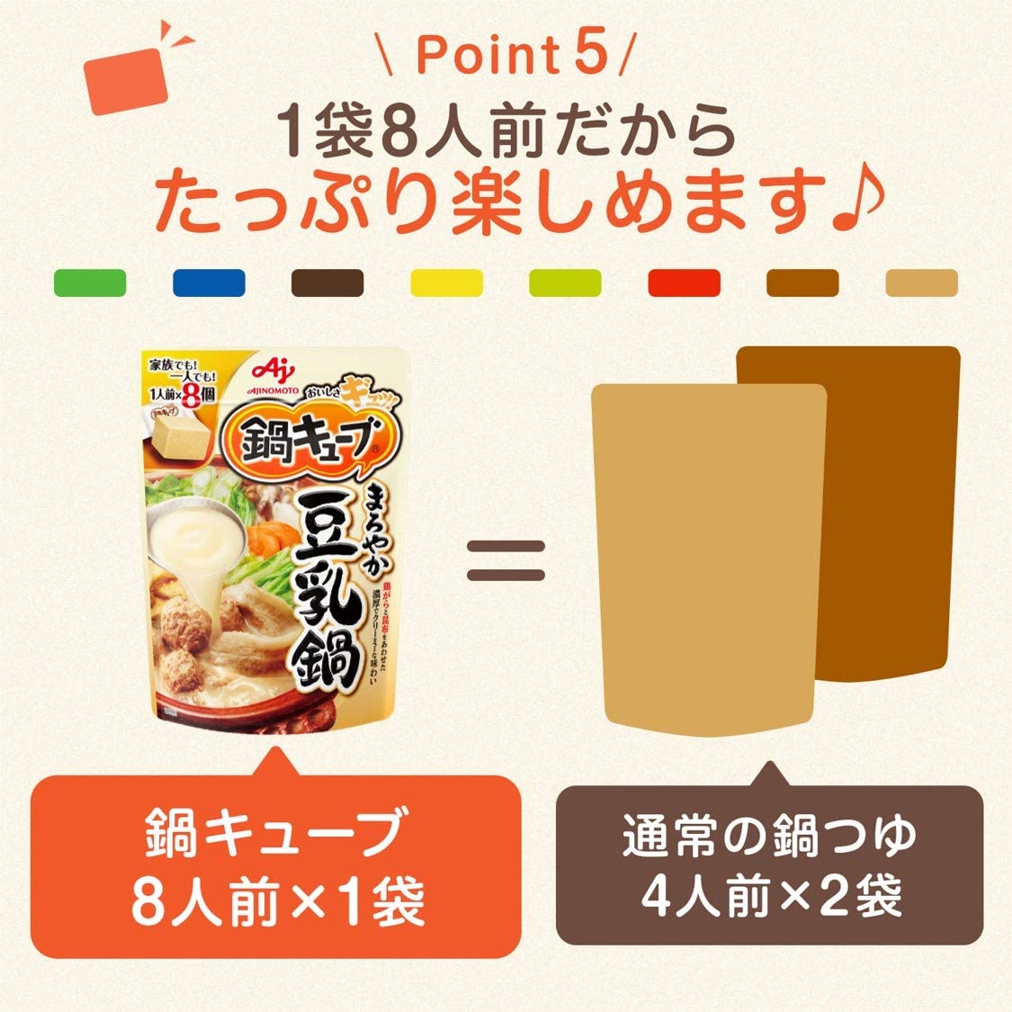 【冬に向けて！】鍋キューブ まろやか豆乳鍋