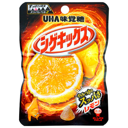 【たっぷり5個！】味覚糖 シゲキックス レモン 20g グミ