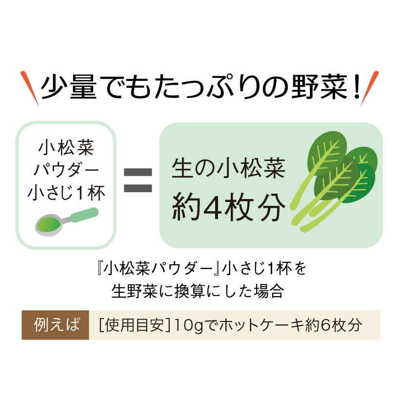 野菜ファインパウダー 小松菜パウダー
