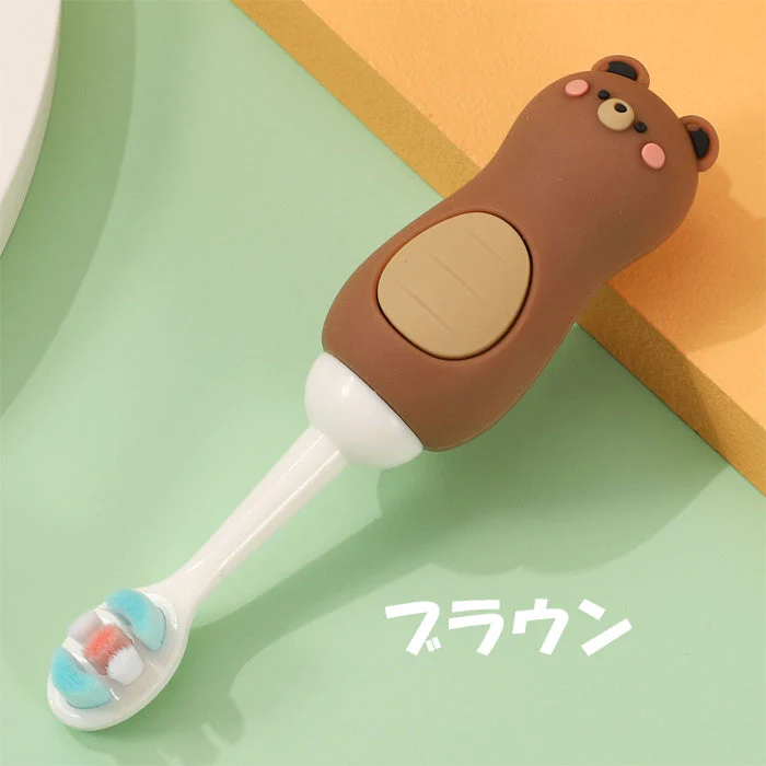 歯ブラシ　動物柄　かわいい アニマルハブラシ 子供用 ビッグ キャップ付き 動物 アニマル キッズ ケース付 歯磨き 歯ブラシ はみがき まとめ買い 保育園 こども キッズ 子ども ベビー