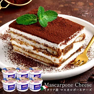 イタリア産 ステリルガルダ マスカルポーネ500g×6個［冷蔵］［賞味期限：2023年3月9日］【1～2営業日以内に出荷】【送料無料】