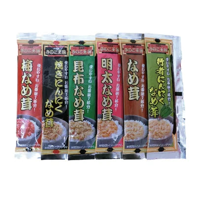 北海道限定 きのこ王国 スティックなめ茸 6本セット【家計お助けSALE】