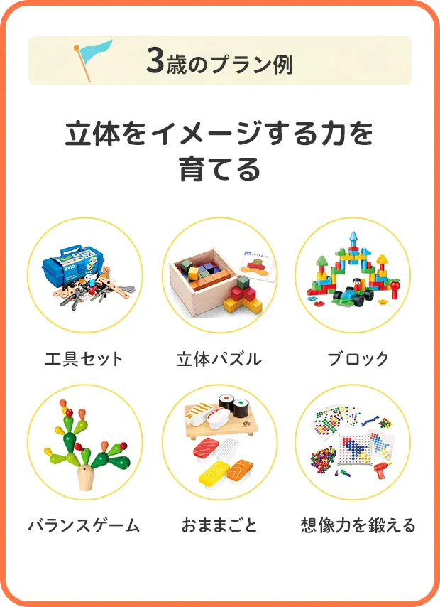 【カウシェ限定】【知育おもちゃの定額制レンタルサービス】トイサブ！　3ヶ月間1000円（合計3000円）OFF　お得に申込クーポン