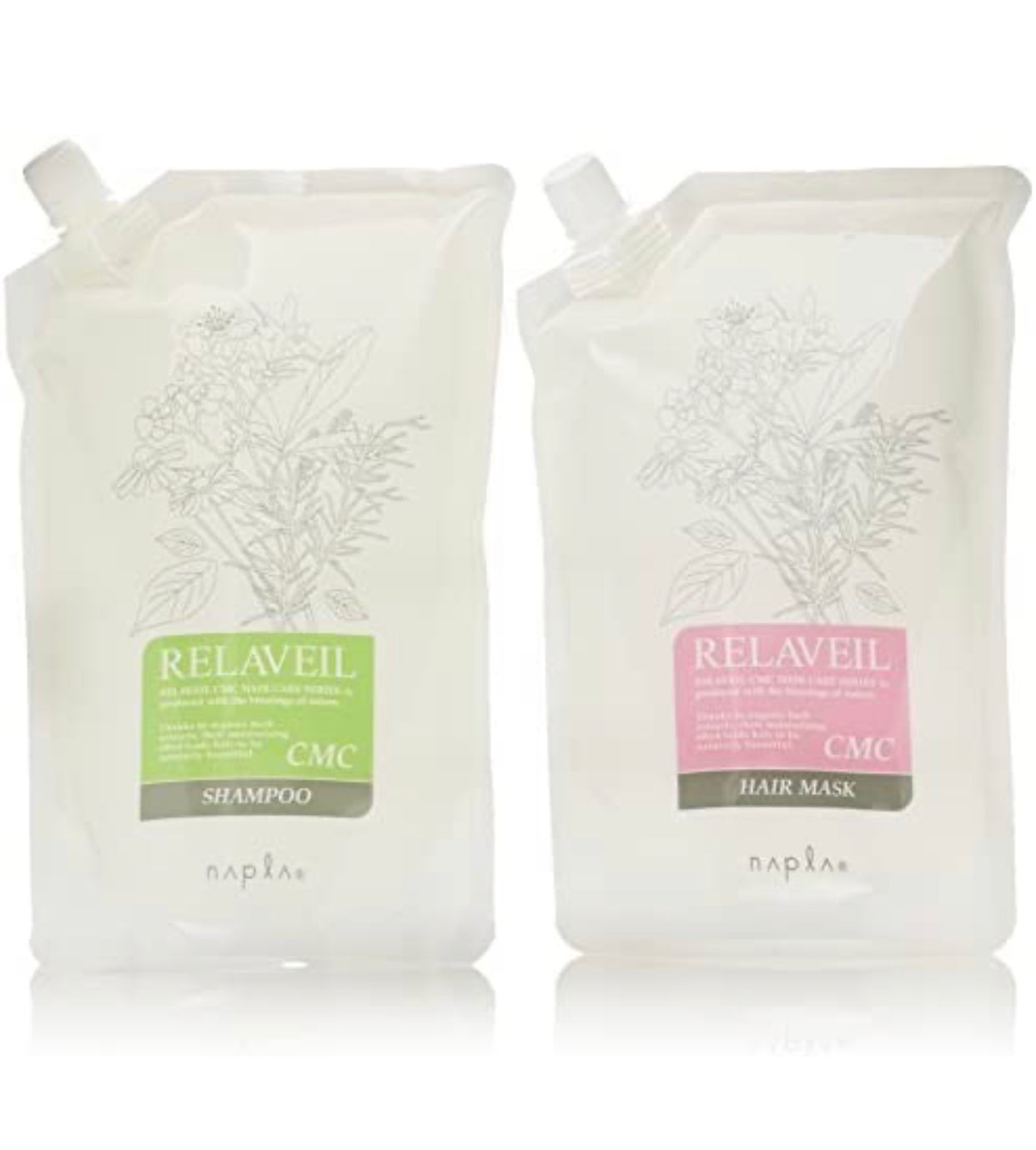ナプラ リラベール CMCシャンプー 1000ml & CMCヘアマスク 1000gセット
