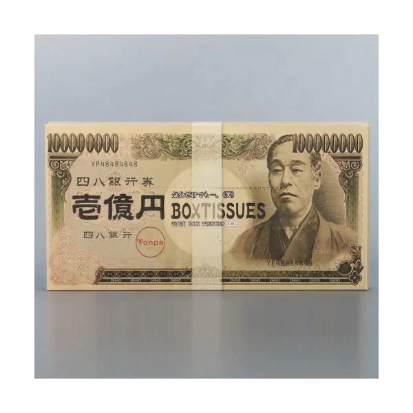 箱ティッシュ 壱億円ティッシュ30W 100個