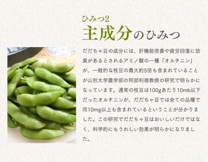【ご家庭用】だだちゃ豆 1kg (500g×2袋) 山形県鶴岡市産 枝豆 クール便