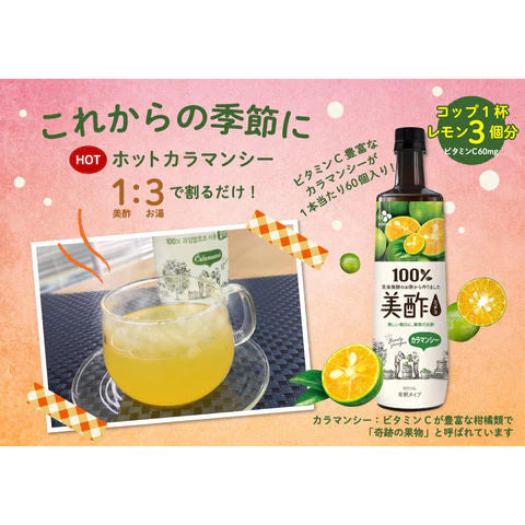 【最安値！】【公式】美酢（ミチョ）希釈タイプ4本セット（ざくろ、カラマンシー、いちご、みかん）送料無料