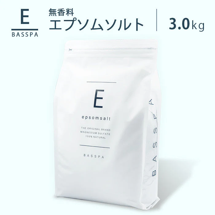 【最安値挑戦祭】エプソムソルト (3kg) 硫酸マグネシウム 計量スプーン付き 無香料