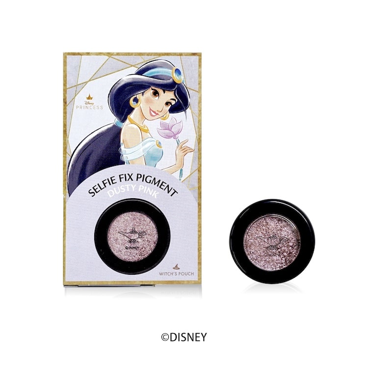 【最安値挑戦祭】【10 DUSTY PINK】 ディズニー プリンセス ピグメント ウィッチズポーチ セルフィーフィックスピグメント アイシャドウ グリッター アイカラー アラジン ジャスミン コスメ 化粧品 メイク witchspouch ウィチポ メール便 送料無料