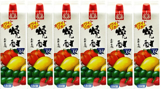 【送料無料】ホワイトリカー玉泉白瀧 ホワイトリカー 35度 1800ml 1.8L×6本【本州(一部地域を除く)は送料無料】