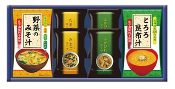 お中元 ギフト プレゼント 御中元【送料無料】【賞味期限2023.01】はごろも フリーズドライ＆みそ汁ギフト FAED 1セット【熨斗・ご贈答品の対応致します】【オリジナル包装紙で包装】