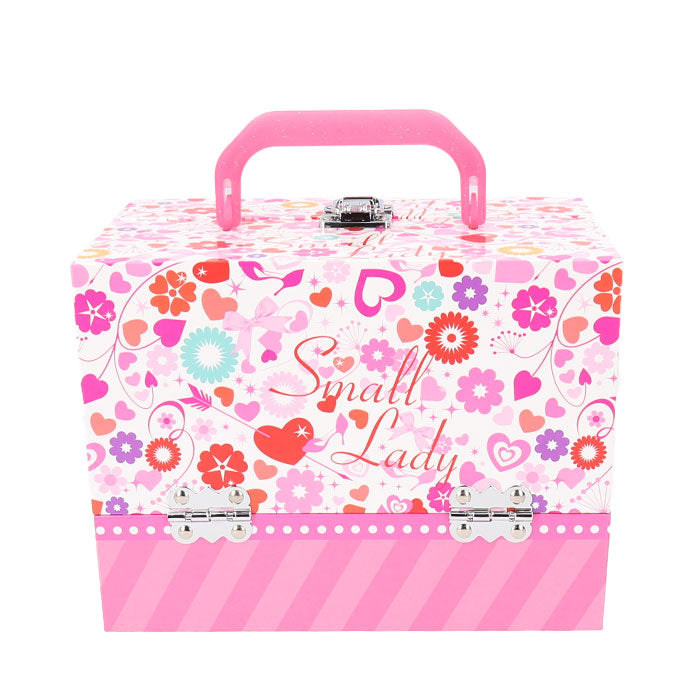 【PINKBOX・化粧品】 バニティ メイクボックス キッズ メイクセット 女の子 通販 コスメセット 化粧品セット メイクアップセット メイクアップボックス おままごと ごっこ遊び 知育玩具 かわいい メイク 化粧