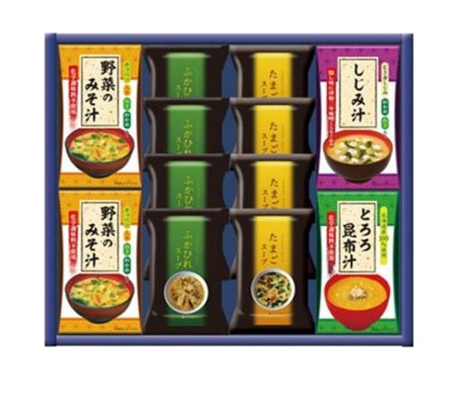 お中元 ギフト プレゼント 御中元【送料無料】【賞味期限2023.01】はごろも フリーズドライ＆みそ汁ギフト FCDJ 1セット【熨斗・ご贈答品の対応致します】【オリジナル包装紙で包装】ギフト  プレゼント