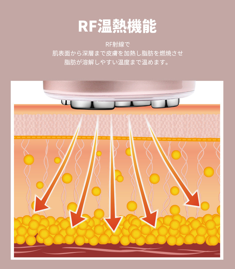 キャビテーション ラジオ波 家庭用 LED光エステ 振動マッサージ RF 高周波1台4役 超音波 セルライト 痩身 キャビテーション ラジオ波 RF  LED光エステ 振動マッサージ 家庭用 超音波 セルライト 痩身 ボディ専用 高周波 脂肪燃焼 送料無料