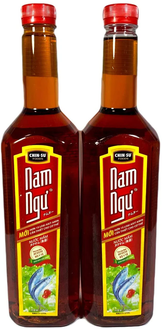 チンスー ヌクマム (魚醤) ナムヌー ベトナム産 ニョクマム 750ml 2本 Chin Su Nuoc mam Nam Ngu 750ml 2chai