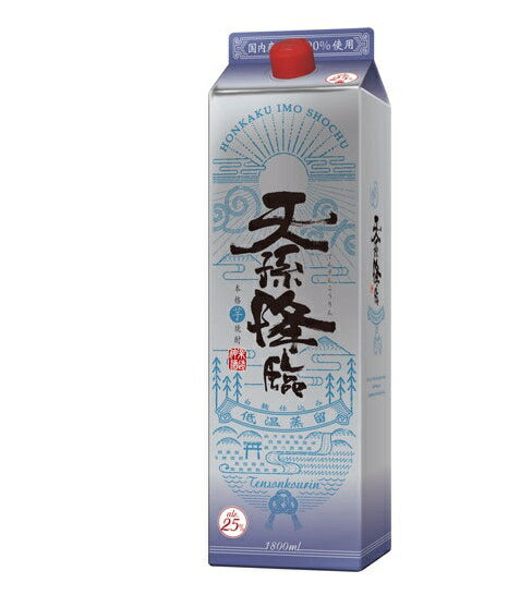 【送料無料】神楽酒造 天孫降臨 芋 25度 パック 1800ml 1.8L×12本【北海道・沖縄県・東北・四国・九州地方は必ず送料が掛かります】