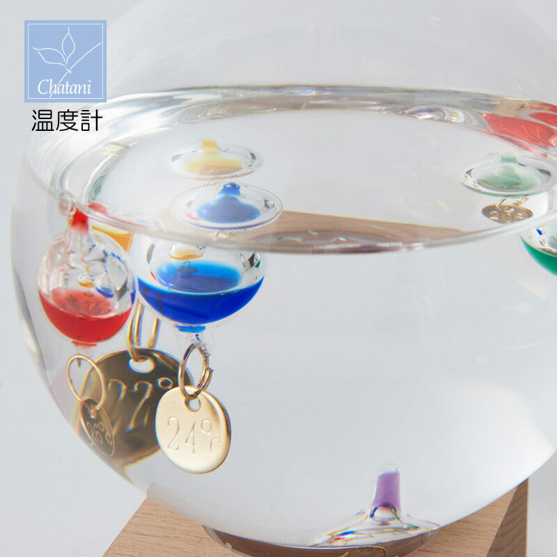 茶谷産業 ガリレオ ガラスフロート 温度計ドームL 333-210 (4957907437018)