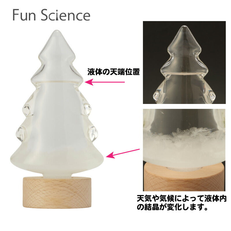 ファンサイエンス ストームグラス ツリー 333-403 茶谷産業 (4957907442210)