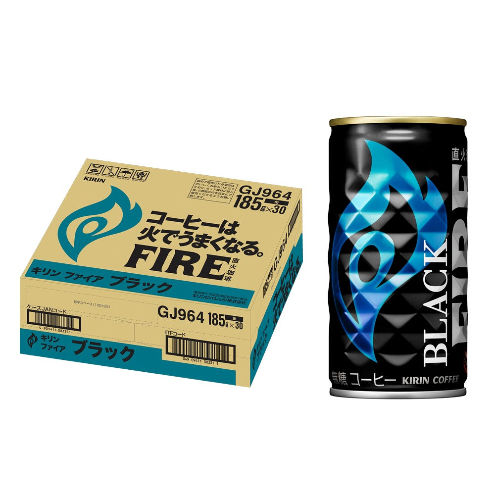 【送料無料】キリン FIRE ファイア ブラック 185ml×30本