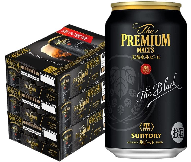 【送料無料】2022/11/29発売商品サントリー ザ・プレミアムモルツ 黒 350ml×3ケース/72本【北海道・沖縄県・東北・四国・九州・沖縄地方は必ず送料がかかります】