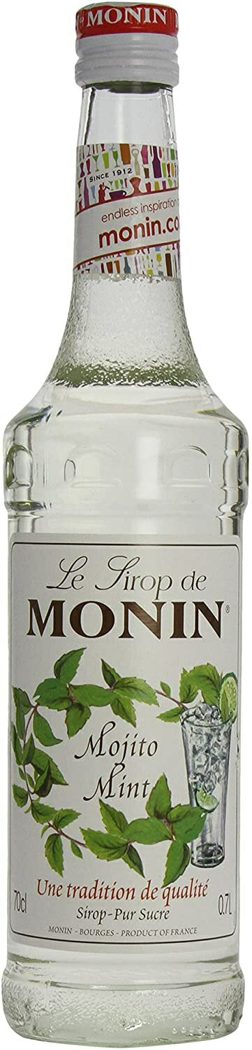 【訳あり】【ラベル汚損品】【送料無料】MONIN モナン モヒートミント・シロップ 700ml 1本【ご注文は12本まで同梱可能】ノンアルコール シロップ