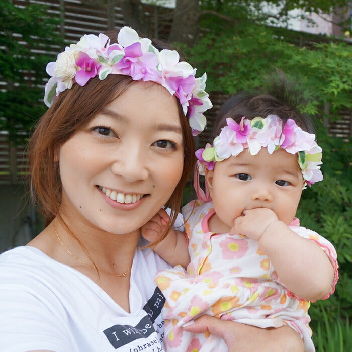 花かんむり 子供用（ブルー）