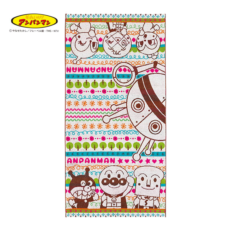 アンパンマン バスタオル しましまらんど AP-2007 約60×118cm 日繊商工