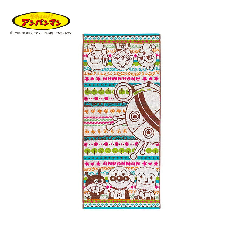 アンパンマン フェイスタオル しましまらんど AP-807 約34×76cm 日繊商工