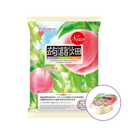 【送料無料】マンナンライフ 蒟蒻畑 白桃味 25g×12個入×2箱(24袋)