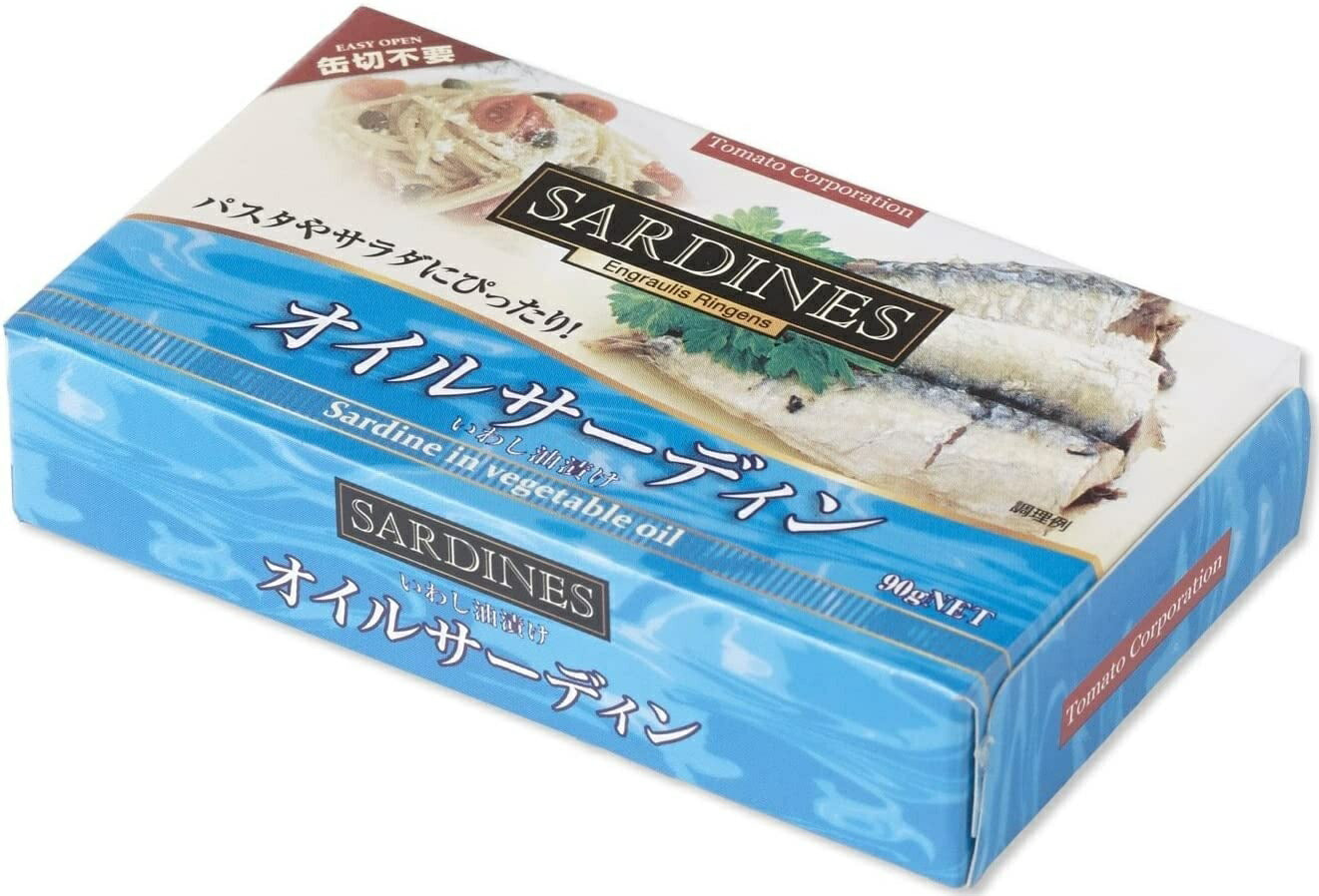 【送料無料】トマトコーポレーション オイルサーディン ペルー産 90g×10個