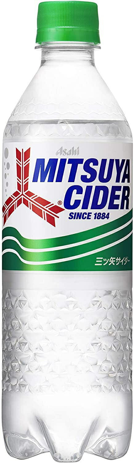 【訳あり】【ケース破損品】 【送料無料】アサヒ飲料 三ツ矢サイダー 500ml×24本