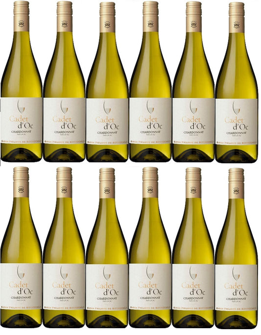 【送料無料】バロン フィリップ ド ロスチャイルド カデ・ドック シャルドネ 750ml×12本[白/ミディアムライト/フランス] 【北海道・沖縄県・東北・四国・九州地方は必ず送料がかかります】