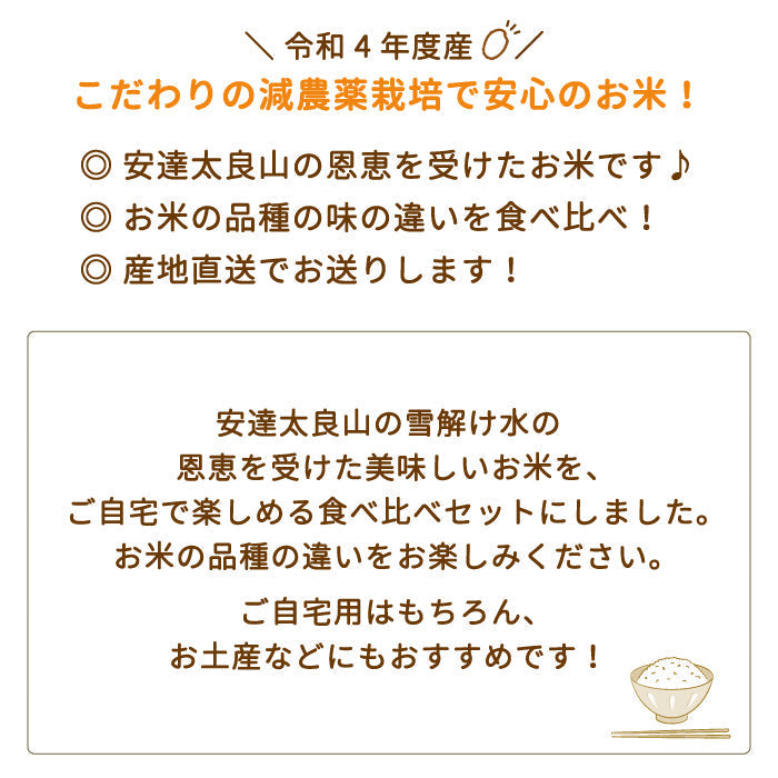 【令和4年産】【西村農園のお米】 3品種食べ比べセット6kg（コシヒカリ2kg、ひとめぼれ2kg、天のつぶ2kg） *【特産品・ご当地特集】