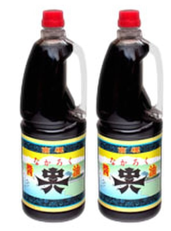 【送料無料】富山県 中六醸造元 甘口醤油 ペット 1800ml 1.8L×2本 新湊 魚に合う醤油 なかろく