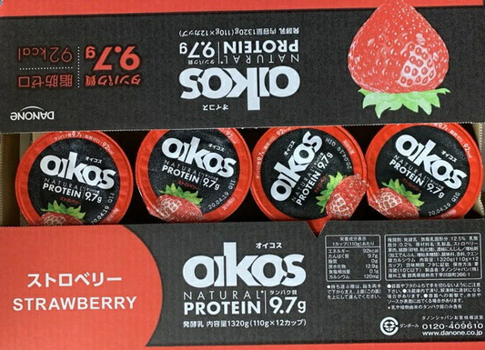 【ストロベリー】送料無料【DANONE】ダノン　オイコス　ヨーグルト　110g×12個（冷蔵品）【コストコ通販】＃8