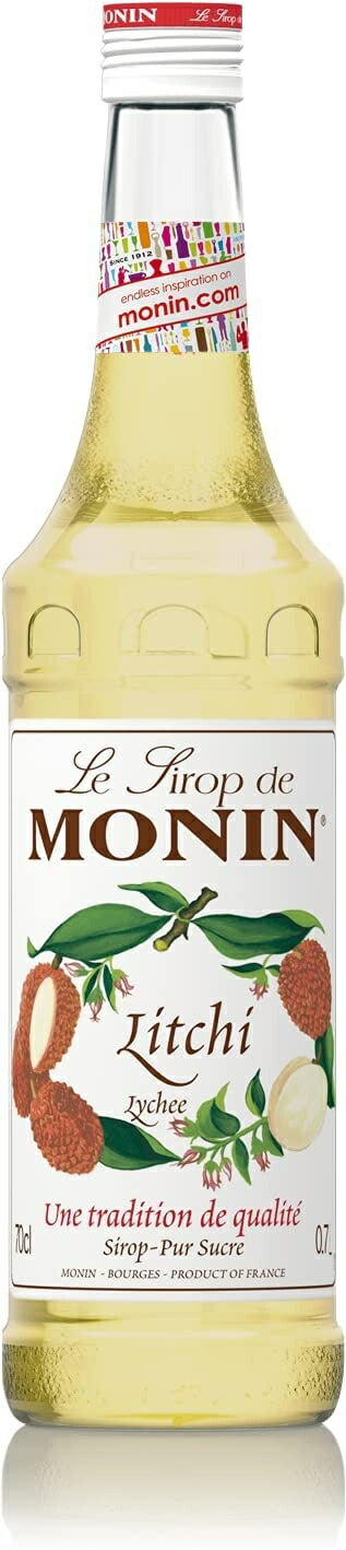 【送料無料】MONIN モナン ライチ・シロップ 700ml×2本【ご注文は12本まで同梱可能】ノンアルコール シロップ