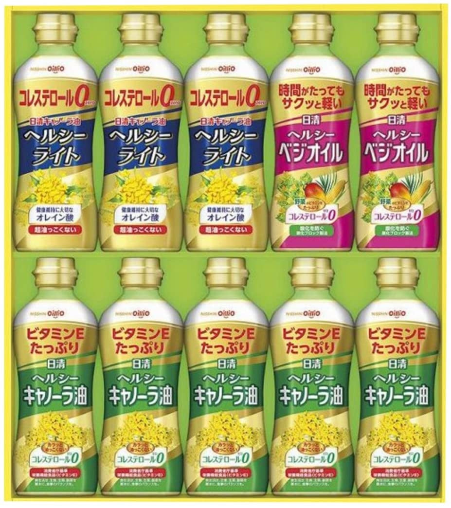 【送料無料】 日清 ヘルシーバラエティオイルギフト OP-50N 1セット【熨斗・ご贈答品の対応可】バレンタイン 贈り物 ギフト 2022