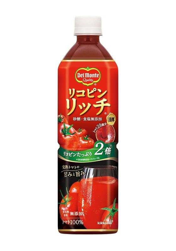 【送料無料】デルモンテ リコピンリッチ 900g×12本/1ケーストマトジュース トマト飲料  デルモンテ とまと tomato_キッコーマン