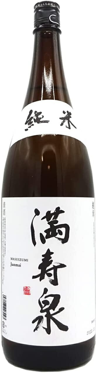 【送料無料】日本酒 富山 桝田酒造店 満寿泉 純米酒 瓶 1800ml 1.8L×6本【北海道・沖縄県・東北・四国・九州地方は必ず送料がかかります】