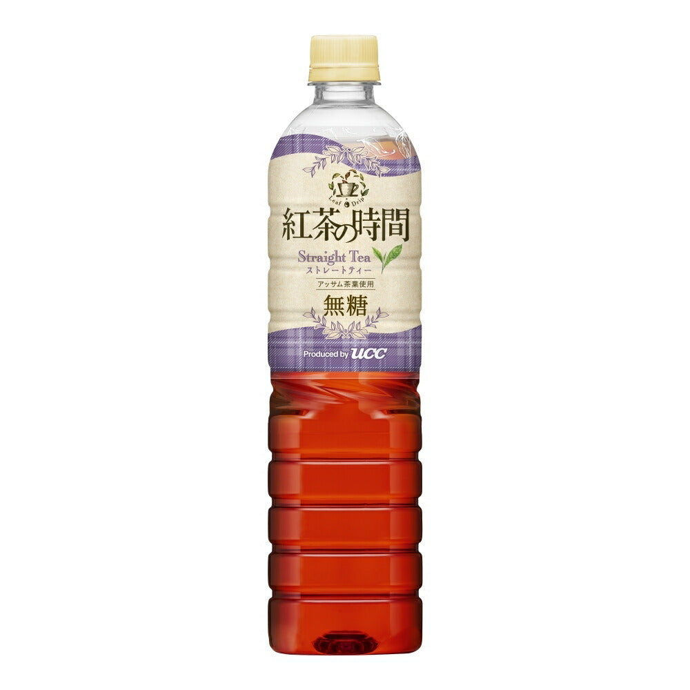【送料無料】UCC 紅茶の時間 ストレートティー 無糖 900ml×2ケース/24本