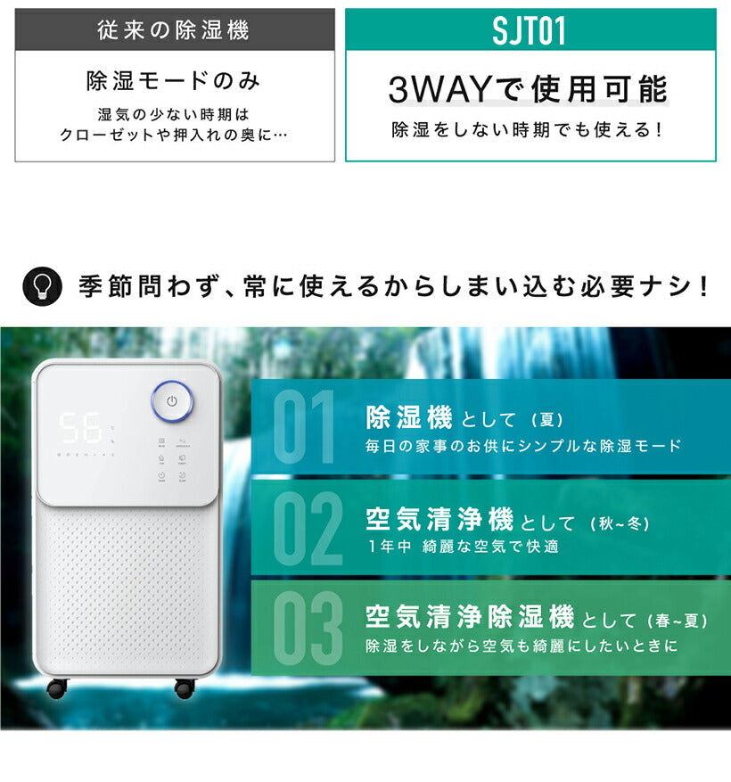 【3人シェア買いでお得】2022年最新モデル-■ 瞬除湿 コンプレッサー式 除湿機 除湿器 湿気対策 除湿乾燥機 乾燥器 乾燥機 空気清浄 マイナスイオン コンパクト 衣類乾燥除湿機 結露 梅雨 部屋干し 室内干し おしゃれ おしゃれ カビ対策 洗濯物 衣類乾燥 扇風機