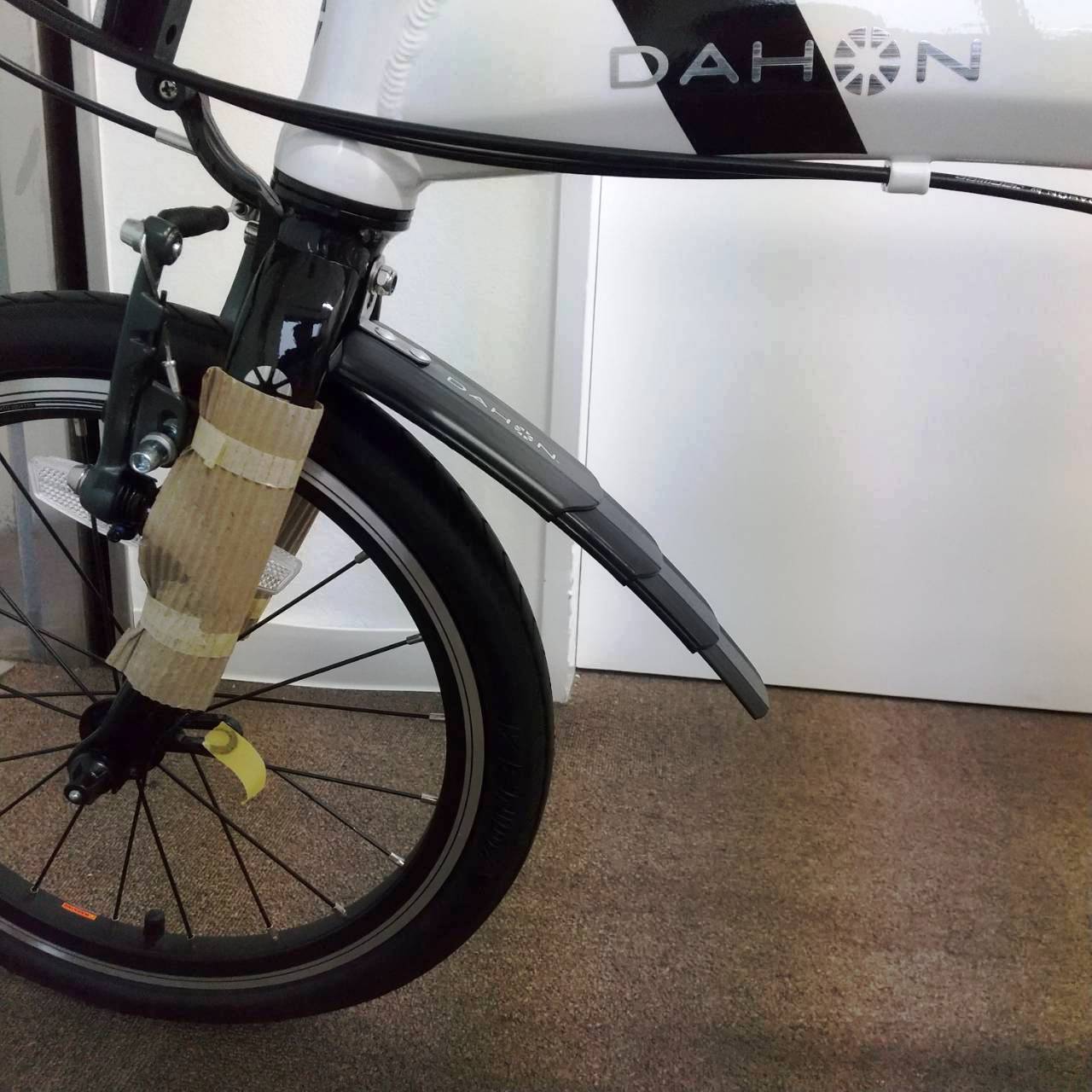 【並行輸入品】DAHON ダホン 伸縮式 泥除け 16〜26インチ マッドガード ブラック フェンダー 自転車