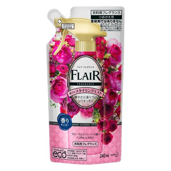 フレア フレグランス ミスト フローラル＆スウィートの香り 詰め替え 240ml