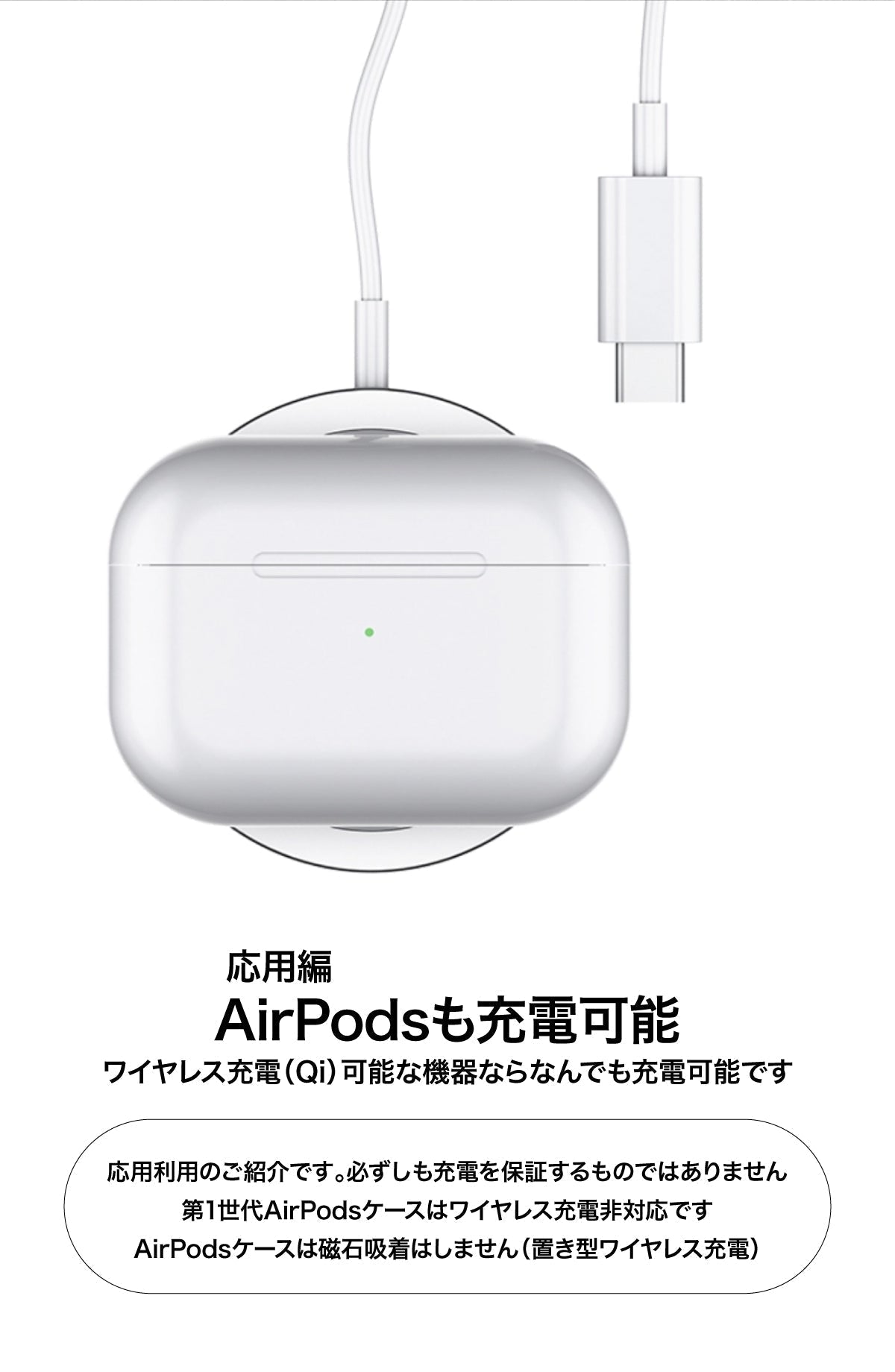 【5人シェア買いでお得】iPhone13 iPhone12 MagSafe対応 ワイヤレス充電器 15W ケーブル長さ 2m  17-BAT142