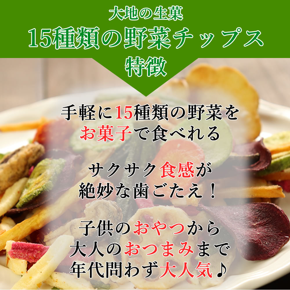 230g×12セット 15種類の野菜チップス 2760g