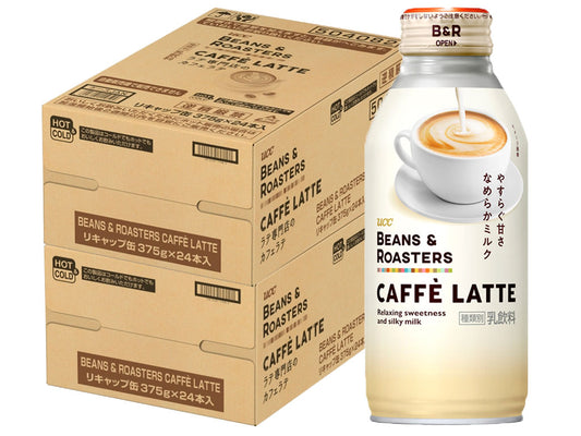 【送料無料】UCC BEANS&ROASTERS CAFFE LATTE カフェラテ ボトル缶 375ml×48本ビーンズ アンド ロースターズ